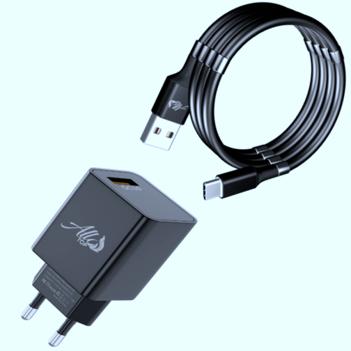 Chargeur USB C ou Type-c, Charge Rapide pour Samsung, Oppo, Huawei, Xiaomi, Opneplus et autres. Charge et transfert de données en USB