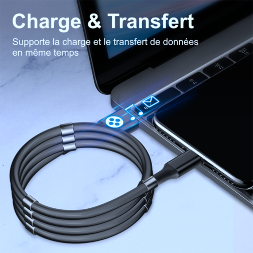 Chargeur USB C ou Type-c, Charge Rapide pour Samsung, Oppo, Huawei, Xiaomi, Opneplus et autres. Charge et transfert de données en USB